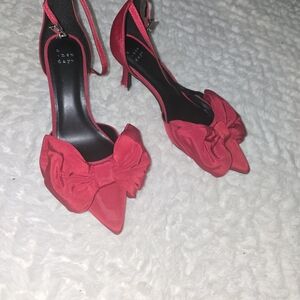 a new day Red Bow Heels